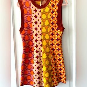 Free People bright pattern spring print dress
